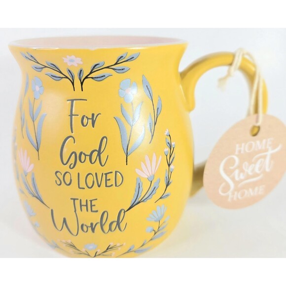Bible Verse Mugs Set Of 4 capacity 16 oz, Ceramic Double-Sided print. Beautiful! - Picture 6 of 10